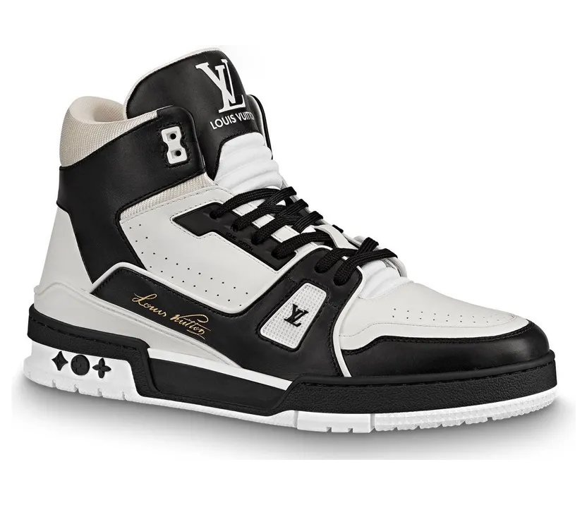 Louis Vuitton Trainer Black White