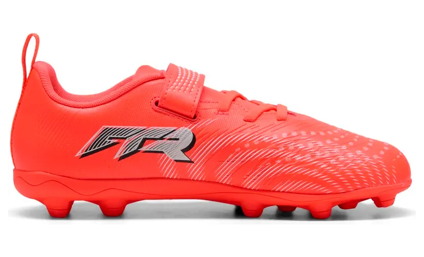 Puma Future 9 Play FG/AG Fußballschuhe 01 – glowing red/puma white/puma black 32 , rot (108724)