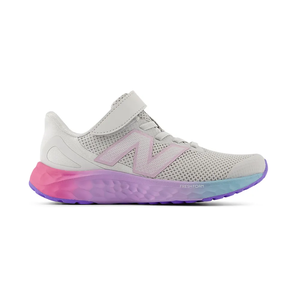 New Balance Fresh Foam Arishi v4 Bungee Lace Grey Matter Mid Century Pink Lilac Glo (PAARIGR4)