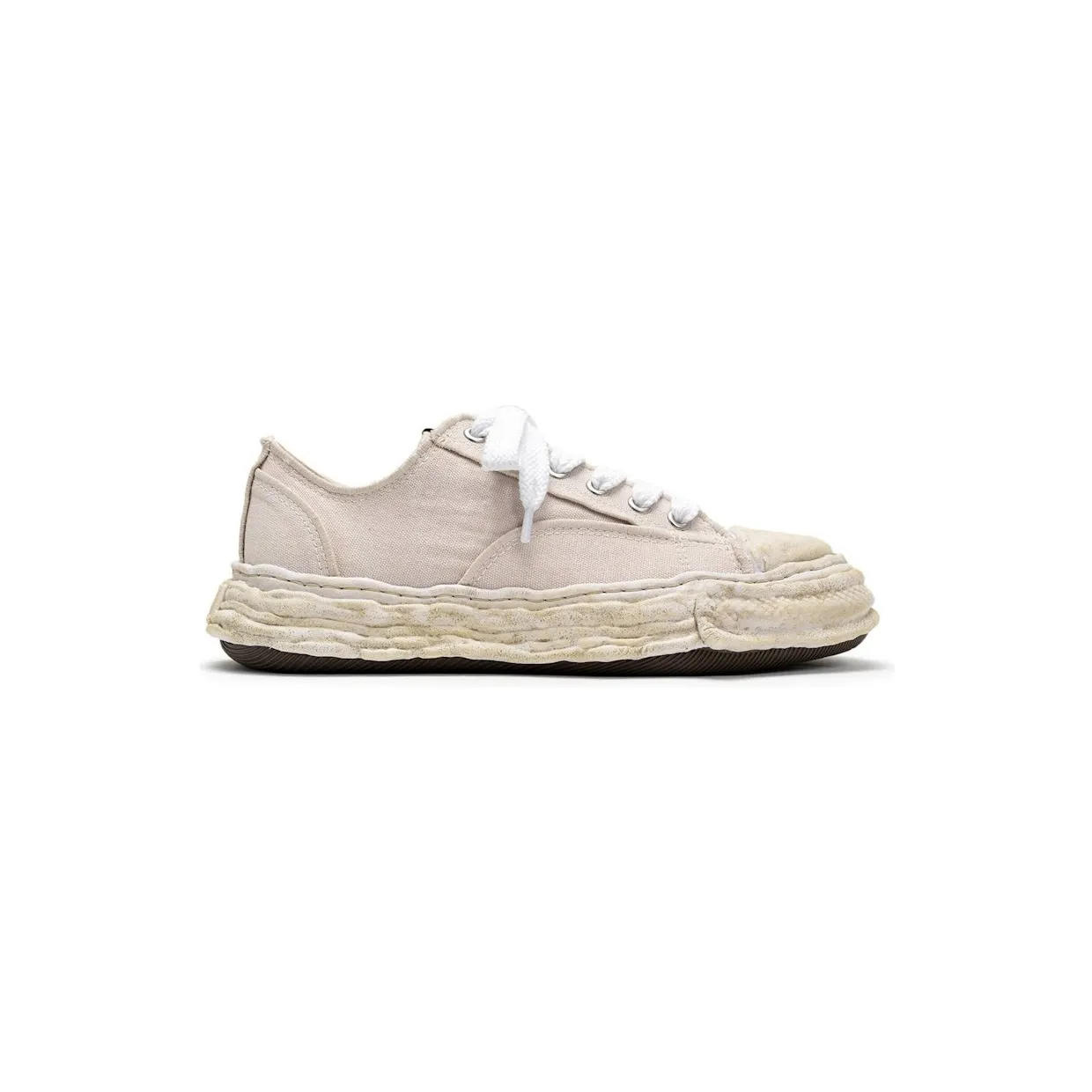 Maison Mihara Yasuhiro Peterson 23 OG Sole Vintage Effect Embroidered Canvas Low Beige (A15FW722-BEI)
