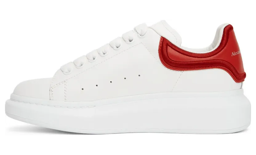 Alexander McQueen White & Red Oversized Sneakers (682396WIBN59676) (3)