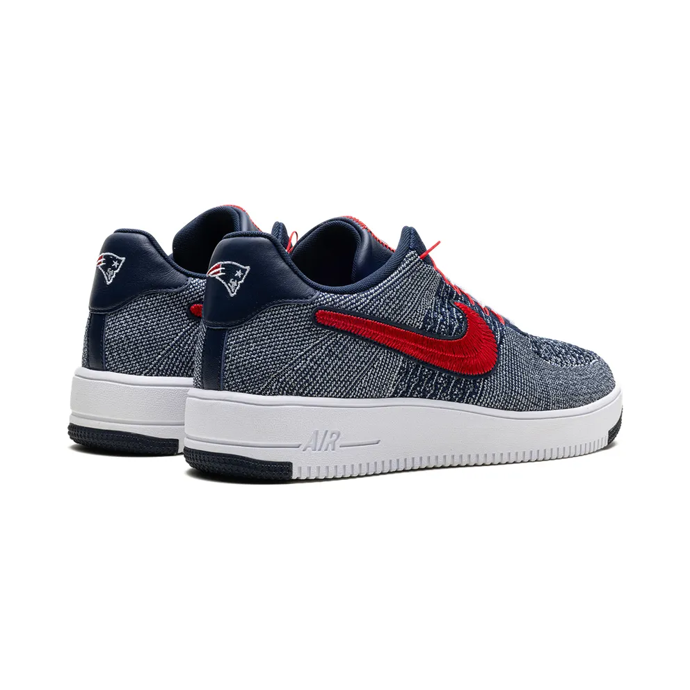 Nike Air Force 1 Ultra Flyknit Low “Patriots Robert Kraft Wolf Grey” (FV4079-012)