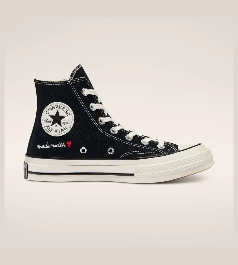 Converse Chuck 70 High ‘Valentine’s Day – Black’ Black/Egret/Black (171118C)