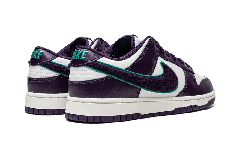 Nike Dunk Low “Chenille Swoosh – Grand Purple” (DQ7683-100)