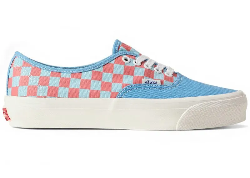 Vans Premium Authentic Heritage Blue Pink Checkerboard (VN000EBNE2W)