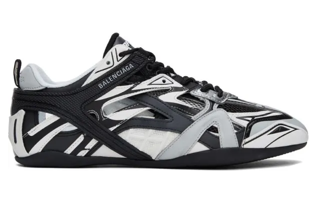 Balenciaga Black and Grey Drive Sneakers (624343-W2FD1-1019)