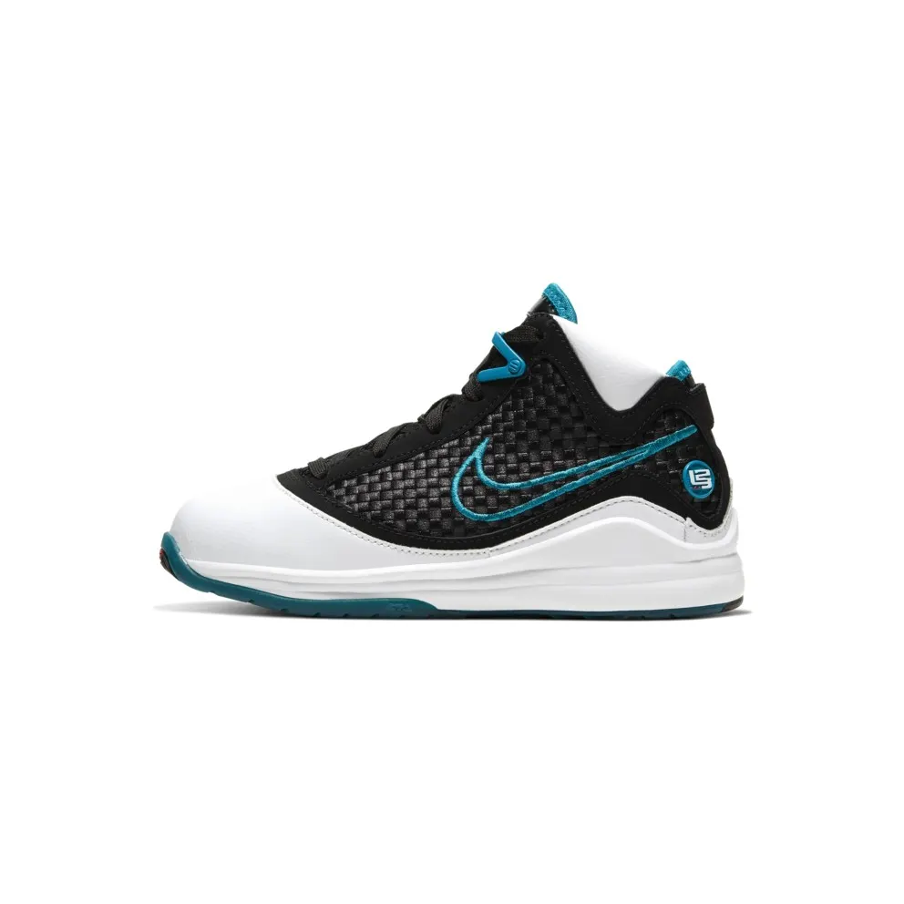 Nike LeBron 7 NFW Red Carpet 2019 (PS) White/Black-Glass Blue-Challenge Red (CT3793-100)