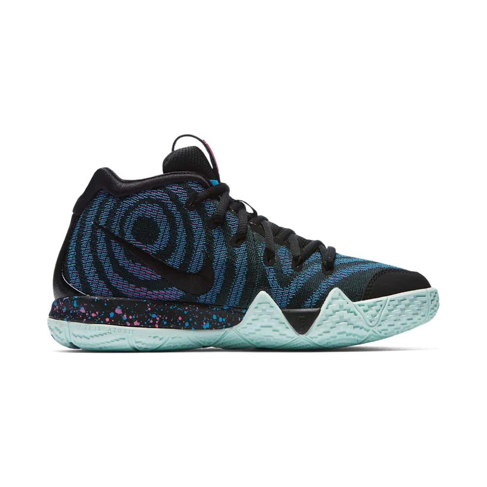 Nike Kyrie 4 80s Decades Pack (GS) Black/Black-Laser Fuchsia (AA2897-007)