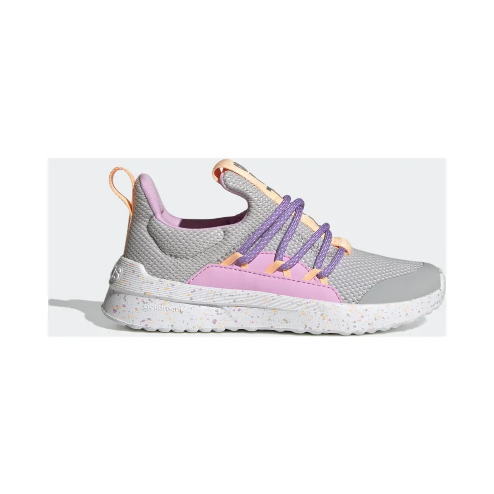 adidas Lite Racer Adapt 4.0 Lifestyle Running Slip-On Lace Schuh Grey Two / Acid Orange / Bliss Lilac (HQ3753)