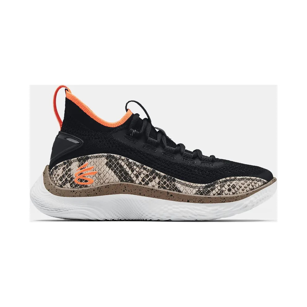 Under Armour Basketball Shoes Grade School Curry Flow 8 Black (3024430-005)