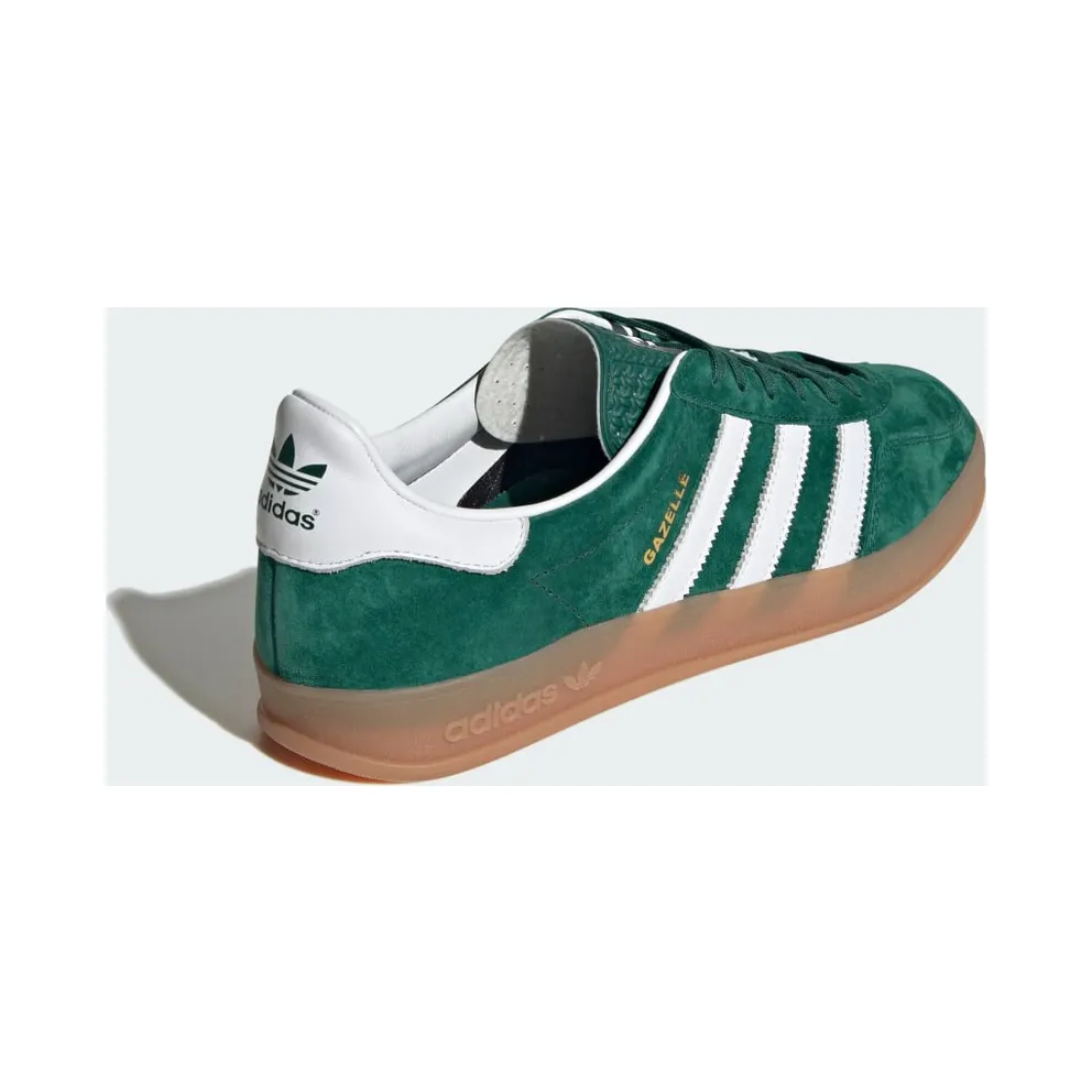 adidas Gazelle Indoor Low Sports Shoes Collegiate Green / Cloud White / Gum (IG1596)