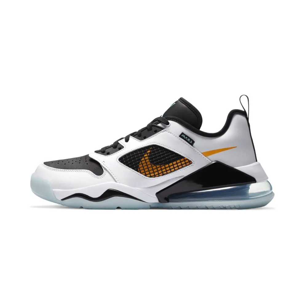 Jordan Mars 270 Low White Black Orange Aqua White/Black-Laser Orange-Ice Green (CK1196-101)