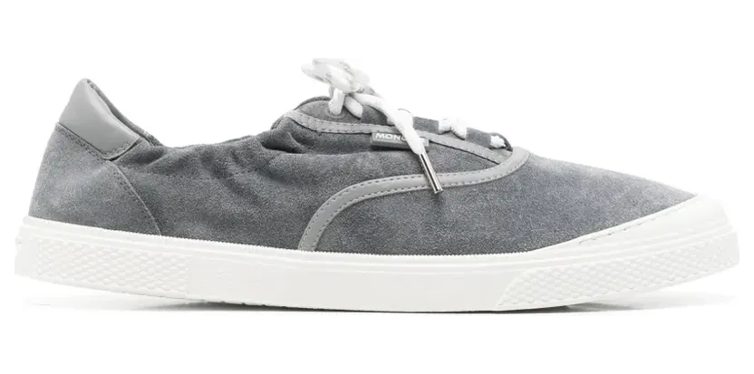 Moncler Sneakers aus Wildleder – Grau (L209A4M00110M9465)