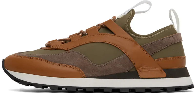 Salvatore Ferragamo Indy “Brown/Green” (756568 020936003)