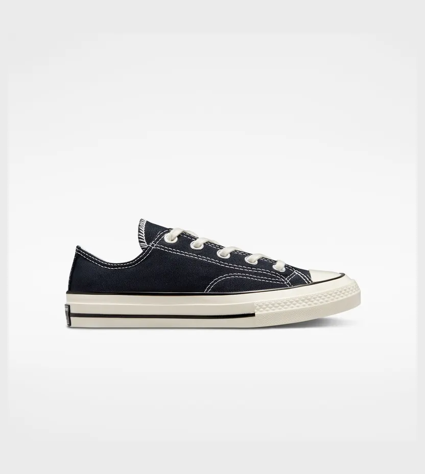 Converse Little Kids Vintage Canvas Chuck 70 Low Top Black/black/egret (368986C)