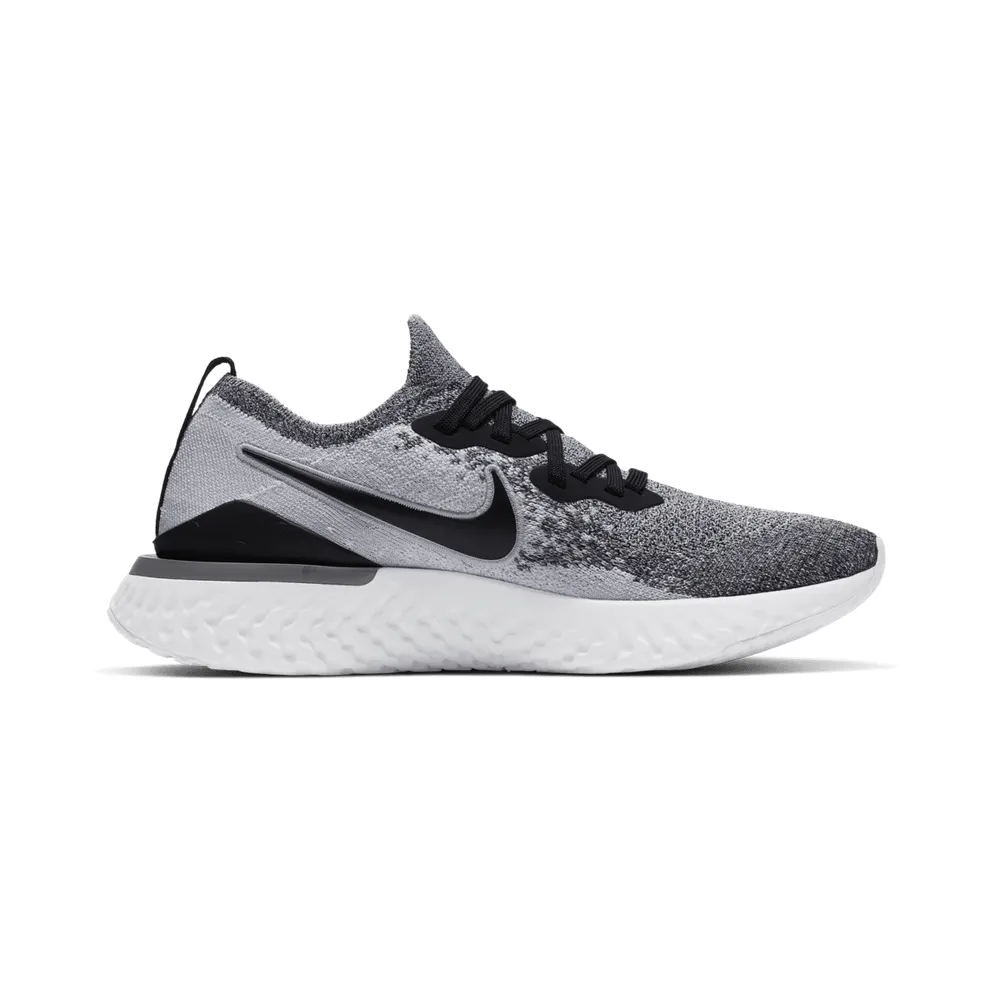 Nike Epic React Flyknit 2 White Pure Platinum (W) White/Pure Platinum/Black (BQ8927-102)