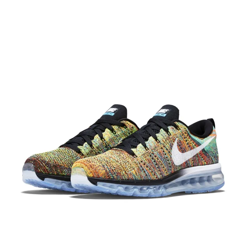 Nike Air Max 2015 Flyknit Multicolor Black/Chlorine Blue-Total Orange-White (620469-004)