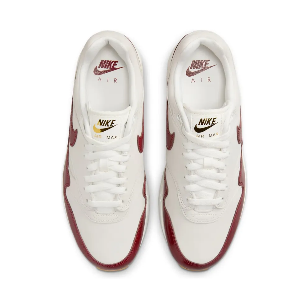 Nike Air Max 1 LX Sail/Sail/Gum Light Brown/Team Red (FJ3169-100)