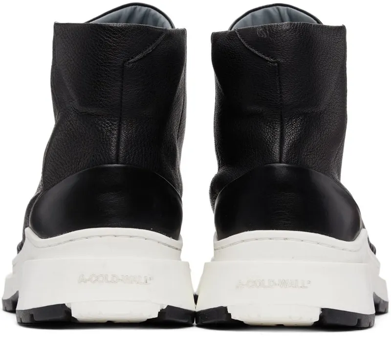 A-COLD-WALL* Leather High-Top BLACK (ACWUF031)