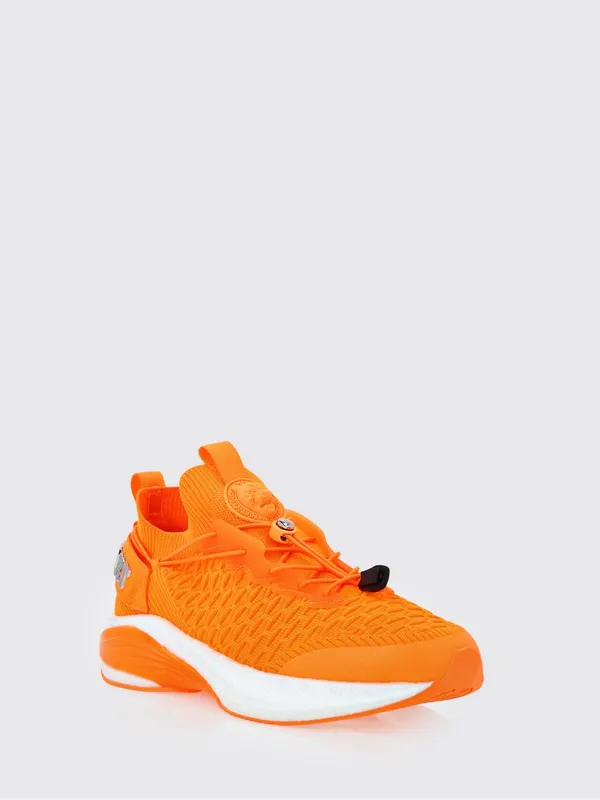 Plein Sport Crochet Knit Sneakers Orange (SAESUSC0751STE003N86)