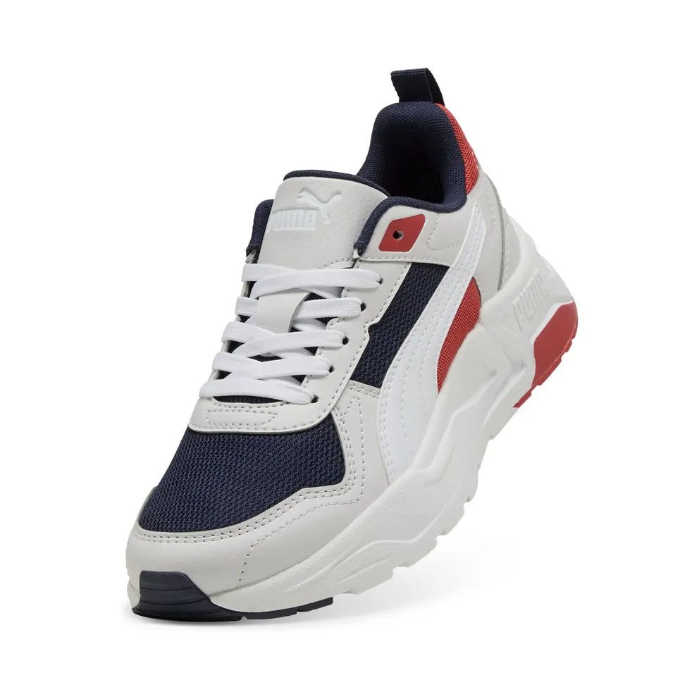 Puma Trinity 2 LT “Puma Navy / Puma White / Feather Gray / Red Fire” (403703_03)
