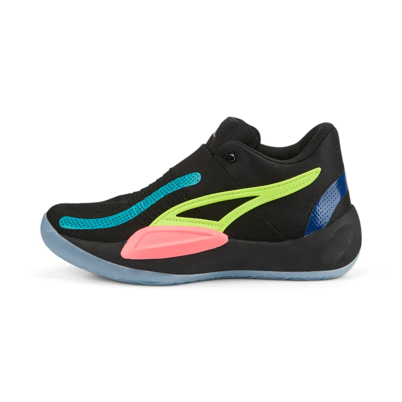 Men’s PUMA Rise Nitro Black/Sunset Glow (377012-03)