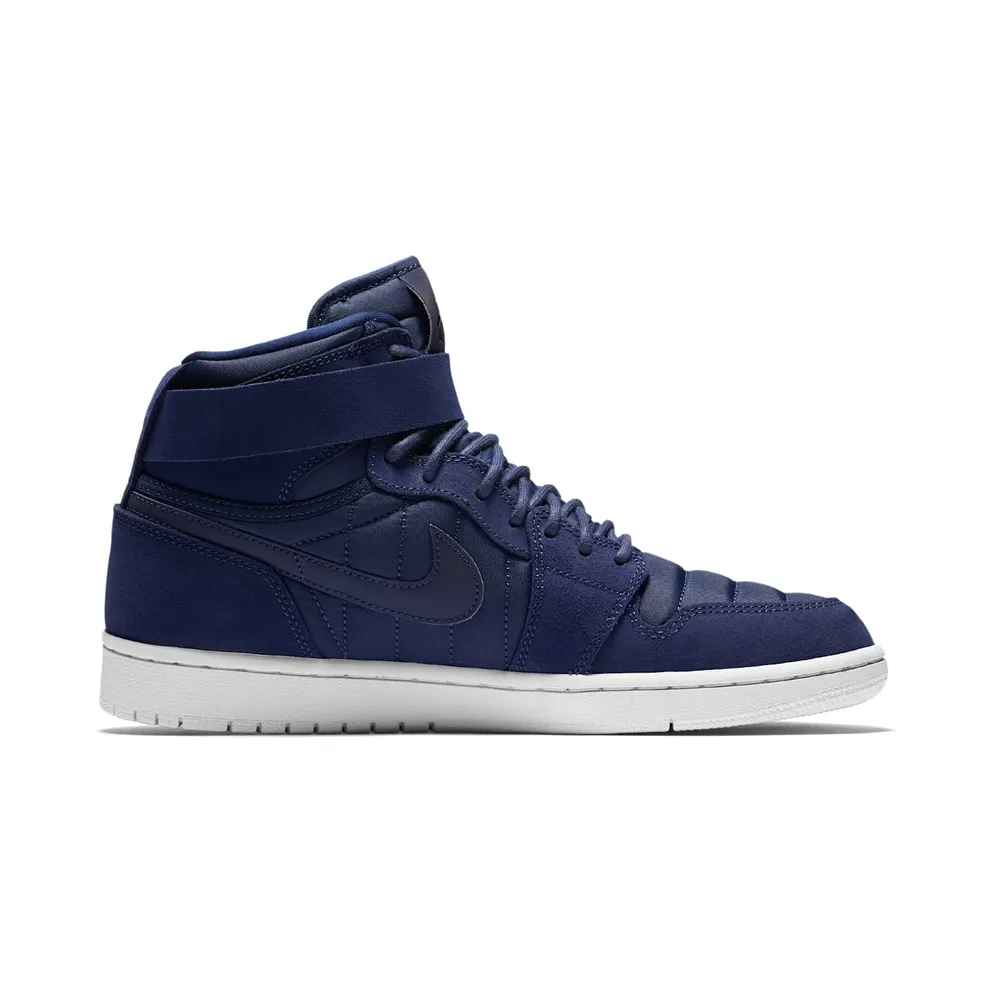 Jordan 1 Retro High Strap Midnight Navy Midnight Navy/Pure Platinum-Black (342132-400)