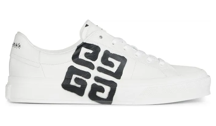 Givenchy City Sport Tag Effect 4G Print Black White (BH005VH13P-116)