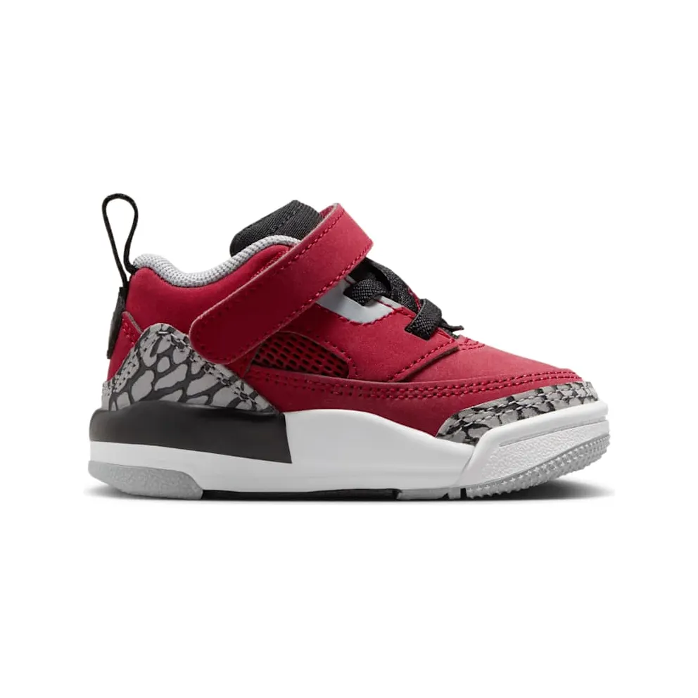 Jordan Spizike Low TD Toro “Gym Red / Wolf Grey / Cool Grey / Black” (FQ3952-600)