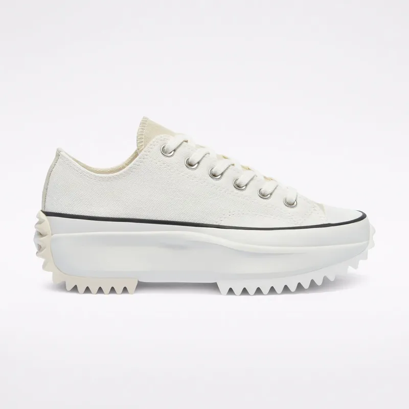 Converse Summer Denim Run Star Hike Low Top Vintage White/egret/Black (171895C)