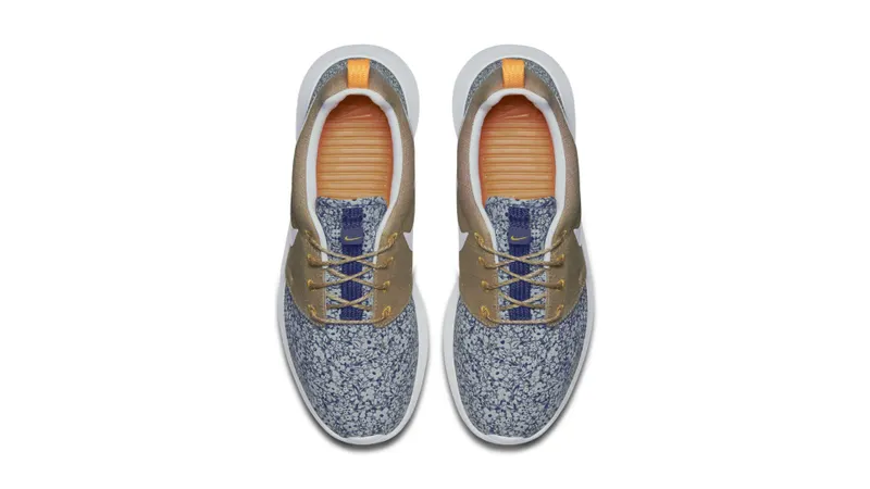 Nike Roshe Run Liberty Blue Recall (GS) Blue Recall/White-Linen-Atomic Mango (654165-400)