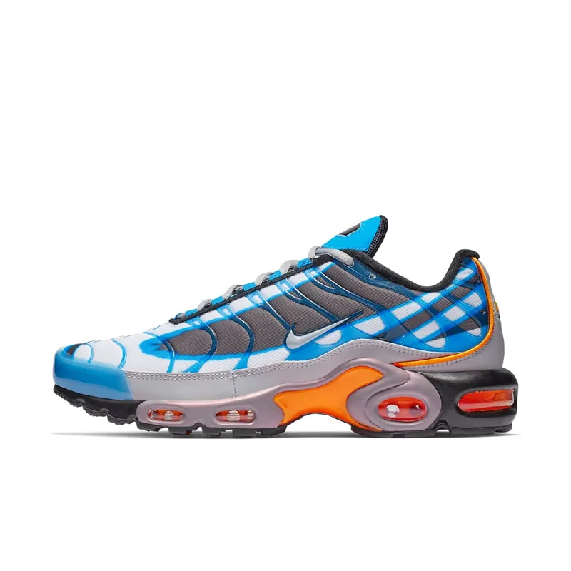 Nike Air Max Plus Deluxe Photo Blue/Wolf Grey-Orange Peel-Black-White-Metallic Silver (815994-400)