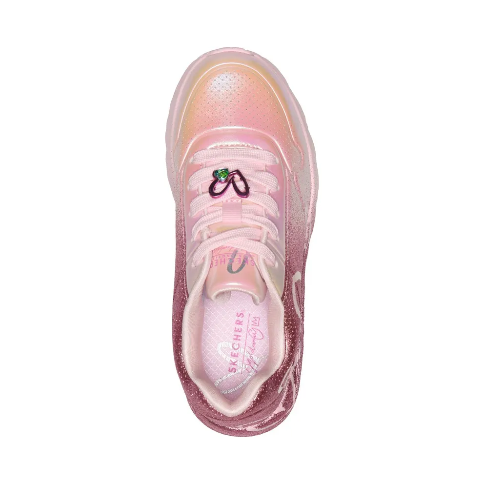 Skechers JGoldcrown: UNO Lite – Heartdust Forever Sneaker Pink