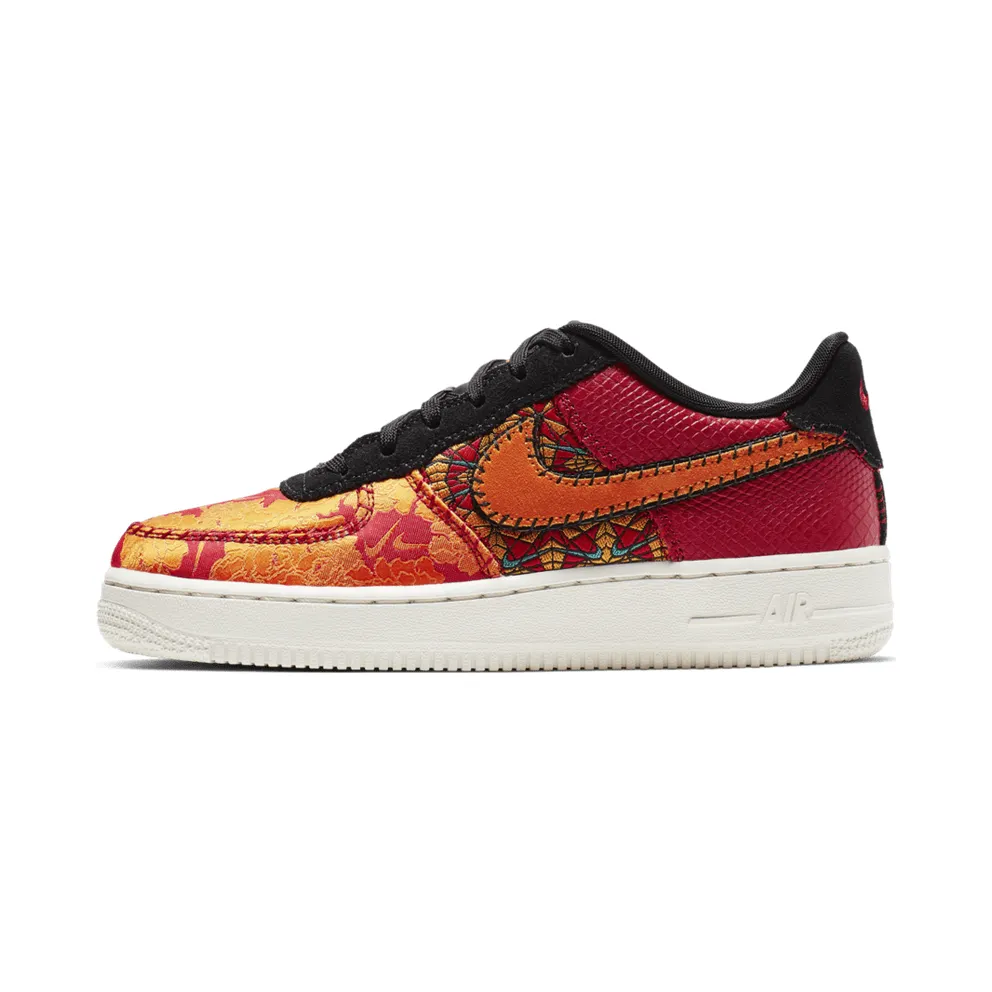 Nike Air Force 1 Low Chinese New Year 2019 (GS) Gym Red/Black-Canyon Gold-Orange Peel (AV5167-600)
