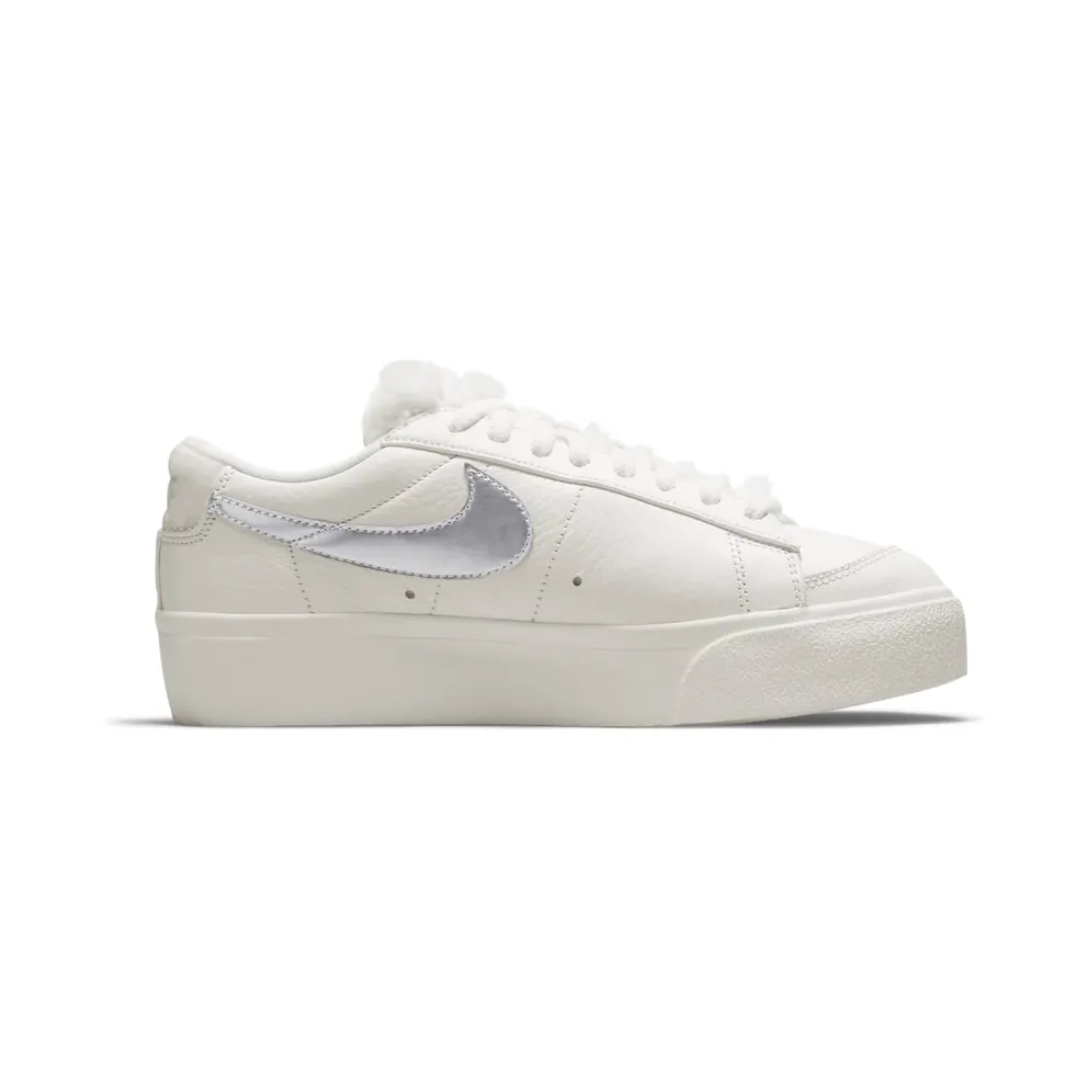 Nike Blazer Low Platform Faux Sherpa Fur (DO8993-100)