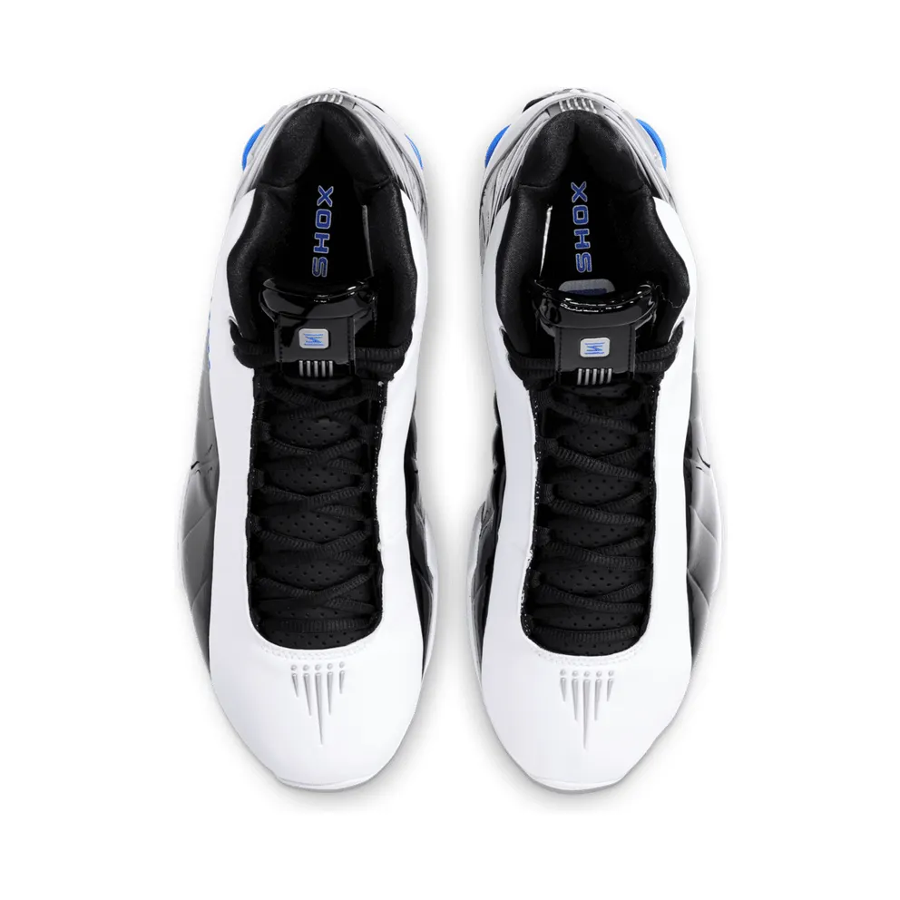 Nike Shox BB4 Black Patent White/Metallic Silver-Black-Racer Blue (AT7843-102)