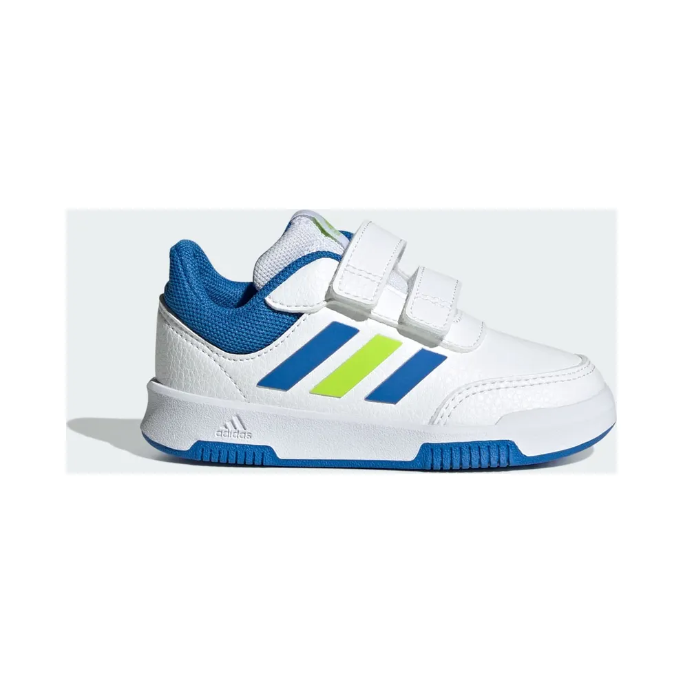 Adidas Tensaur with Velcro Cloud White / Bright Royal / Solar Slime (JH9527)