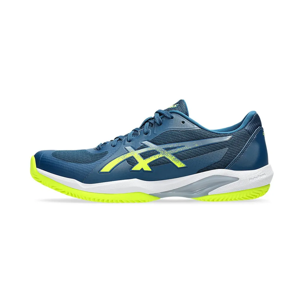 ASICS SOLUTION SWIFT FF 2 CLAY “Mako Blue / Safety Yellow” (1041A467-400)