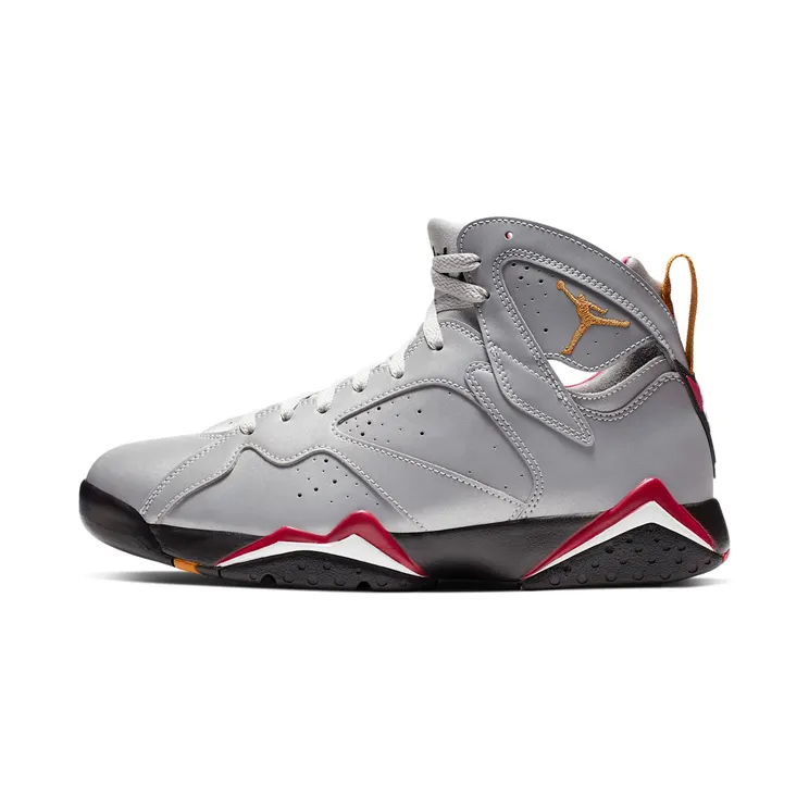Air Jordan Nike AJ VII 7 ‘Reflective Cardinal’ (2019) “Reflect Silver / Cardinal Red / Black / Bronze” (BV6281-006)