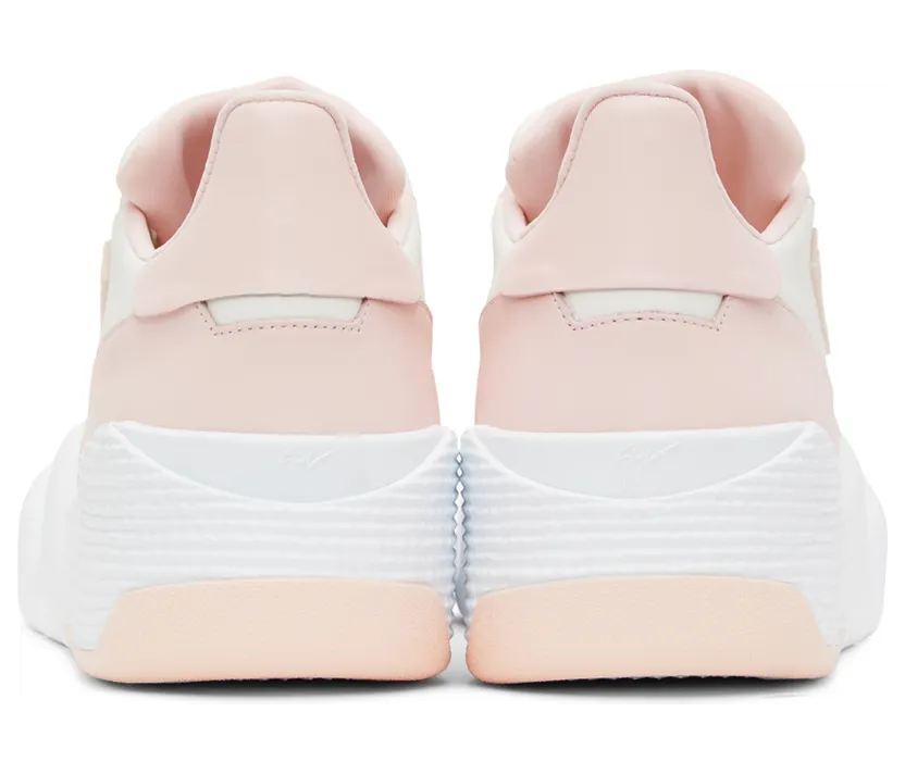 Giuseppe Zanotti Pink & White Talon Sneakers (RM10005-91381) (2)