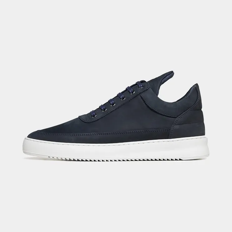 FILLING PIECES Low Top Ripple Nubuck Deep Blue (25122842001)