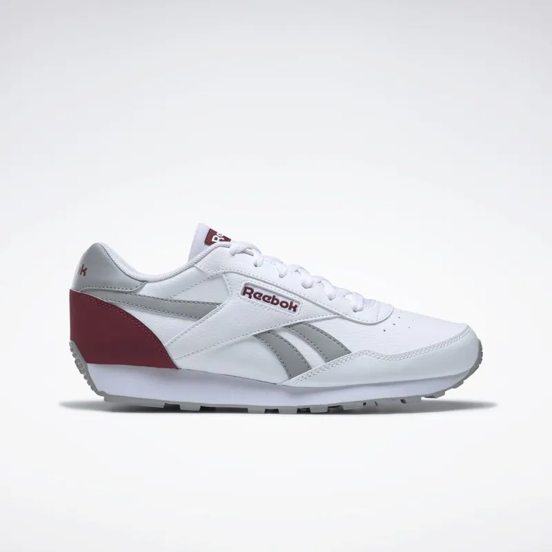 Reebok Rewind Run Shoes Cloud White / Pure Grey 4 / Classic Burgundy