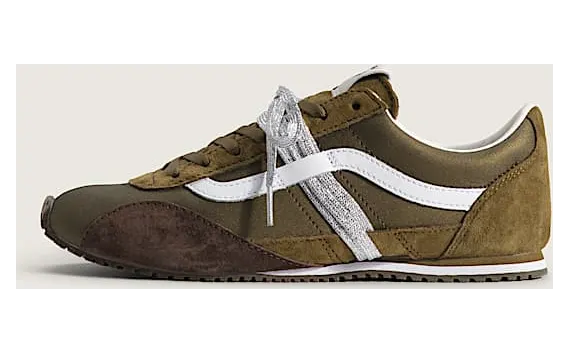 Vans Premium Super Lowpro Trainer “Olive Green White” (VN000EHQOLV)