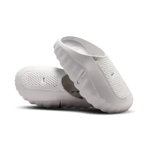 Nike Mind 001 Slide Womens “Summit White / Phantom / Light Orewood Brown / Metallic Silver” (HQ4309-101)