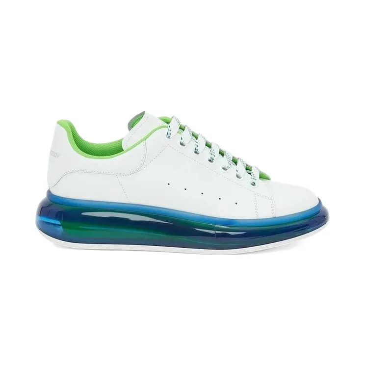 Alexander McQueen Oversized Transparent Sole White Blue (662657 WHYBY 9467)