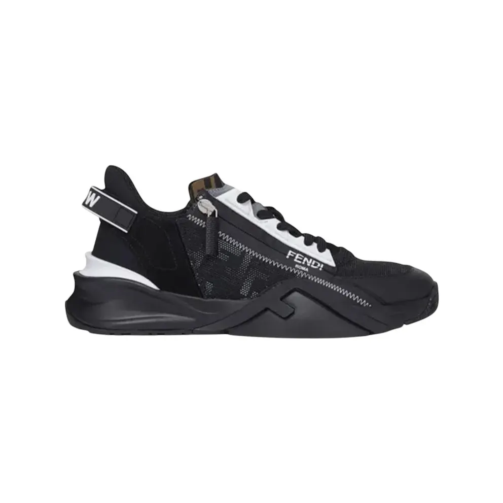 Fendi Flow Slip On Black White (7E1392AD78F1ED8)