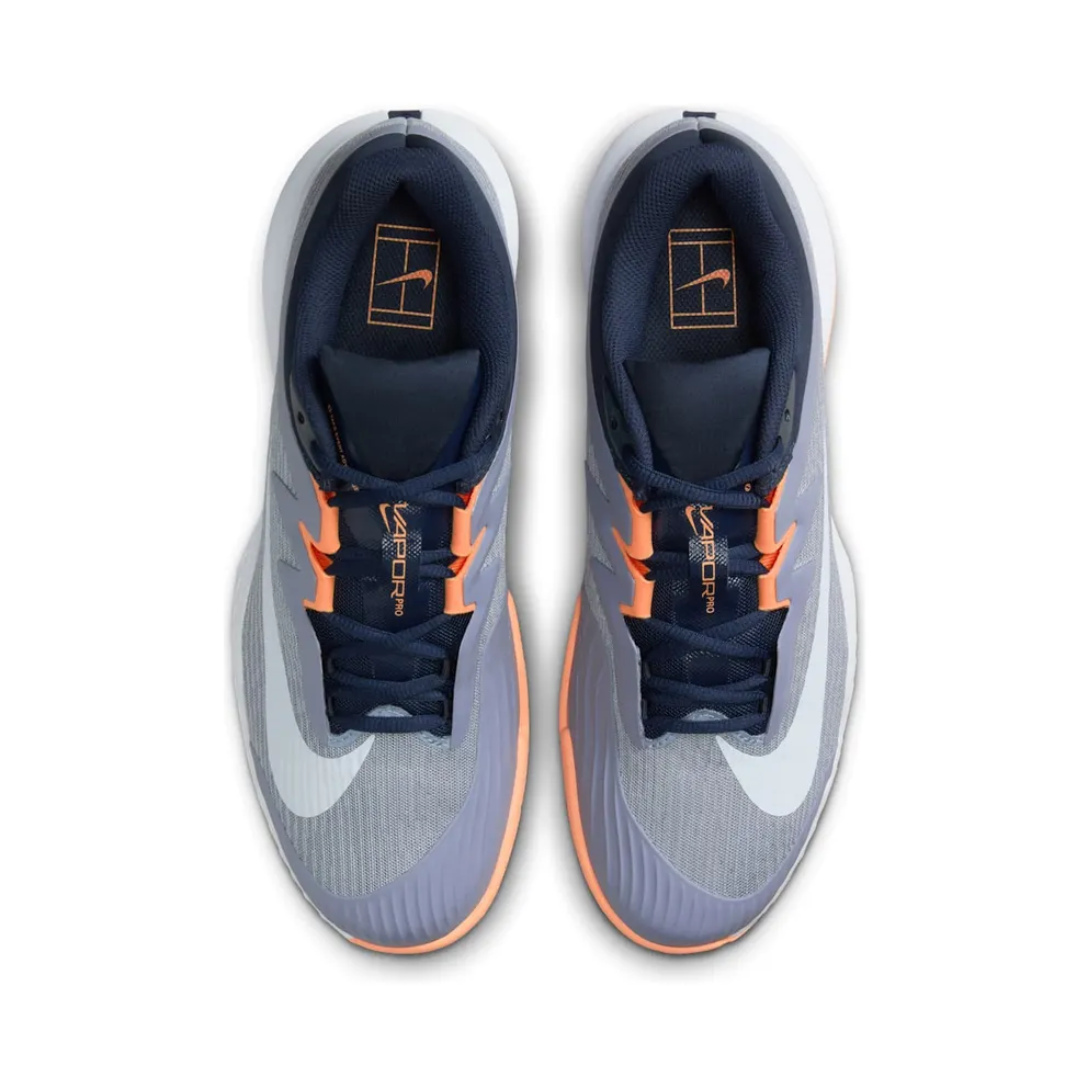 Nike Vapor Pro 3 Clay Ashen Slate Obsidian Light Armory Blue Football Grey (HQ6034-400)