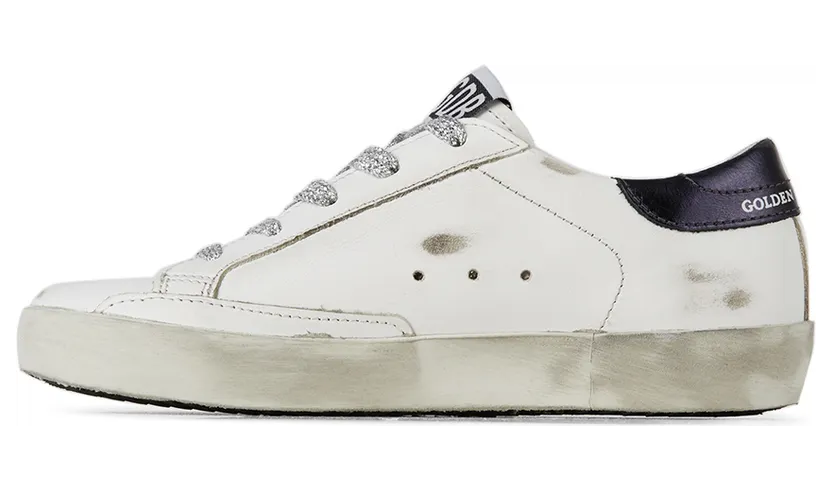 Golden Goose Kids White & Navy Super-Star Classic Sneakers (GYF00101.F002021.10768) (3)