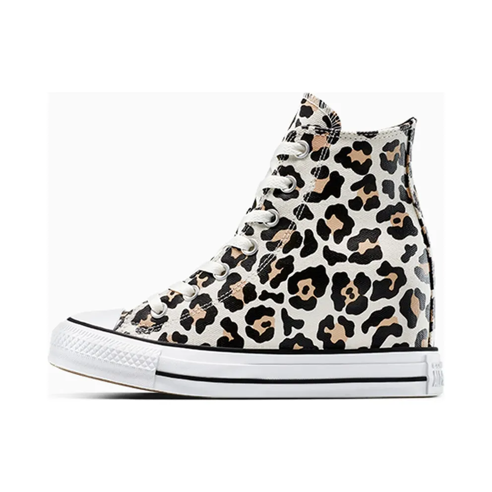 Converse Chuck Taylor All Star Wedge Platform Leopard Egret/Black/Coastal Dune (A14938C)