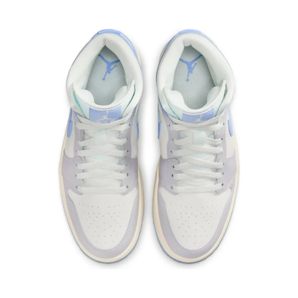 Air Jordan 1 Mid “Psychic Blue Sail Coconut Milk” (BQ6472-402)
